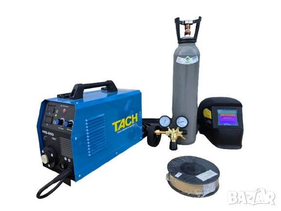 КОМЛЕКТ 250А Professional Телоподаващо с евробукса 4м с колелца - TACH МАХ, снимка 1