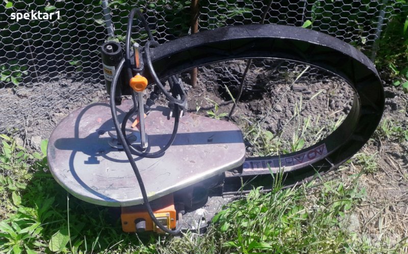 Преносим настолен монофазен банциг вибрационен временно намалена цена, снимка 1