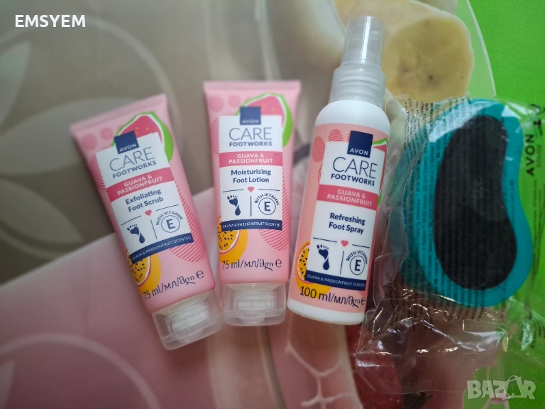 КОМПЛЕКТ грижа за краката от 4, Лот козметика за лице, снимка 1