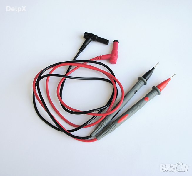 Пипала CAT III за мултицет черно/червено 10A 1000V 1m, снимка 1