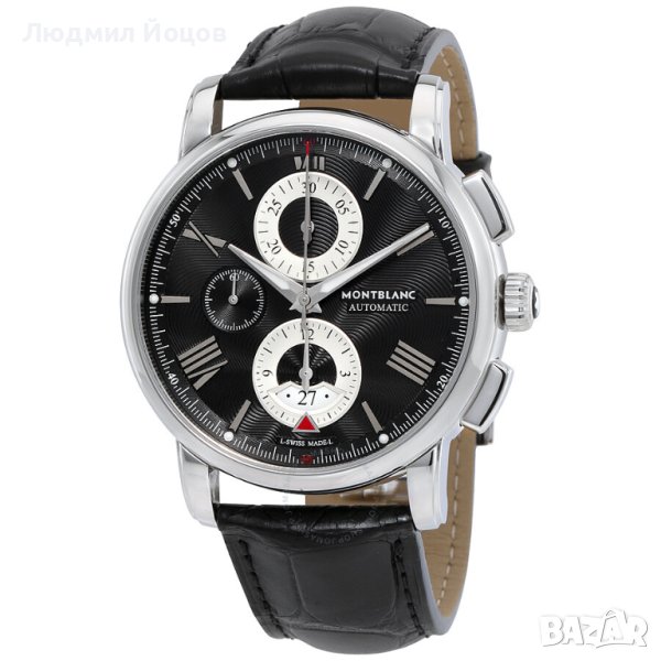 Мъжки часовник MONTBLANC 4810 Chrono Auto Black НОВ - 7115.00 лв., снимка 1