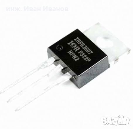 Мощни MOSFET транзистори IRFB3607 75V, 80A, 140W, 0R073 typ., снимка 1
