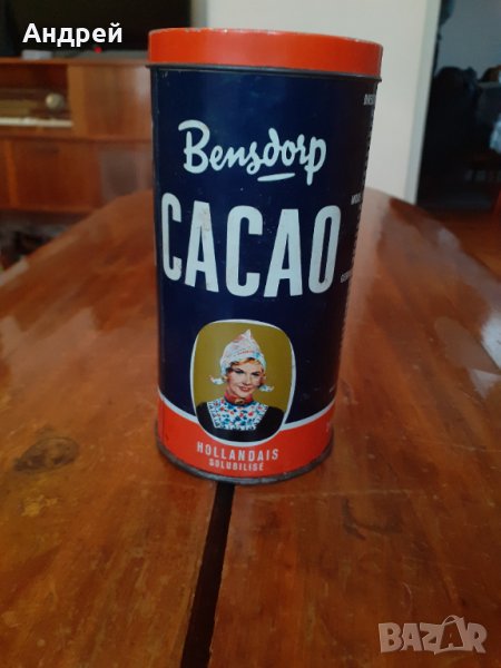 Стара кутия от Какао, снимка 1