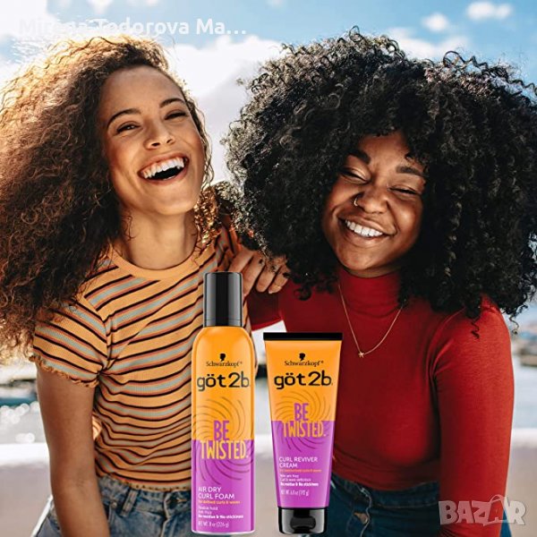 Пяна за къдрева коса , снимка 1