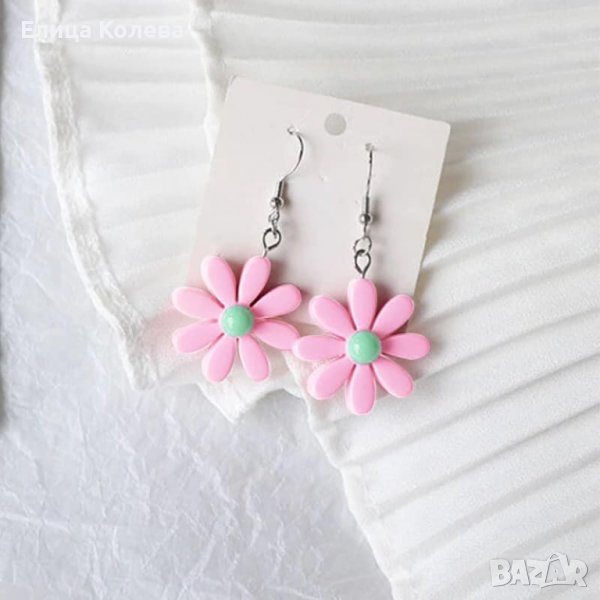 Обици нежни цветя, снимка 1