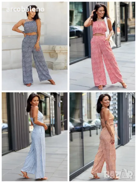 Дамски комплект горнище и панталон Lia, 4цвята , снимка 1