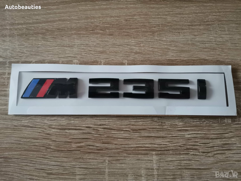 BMW M235i черна емблема малък размер, снимка 1