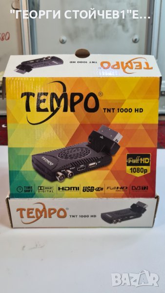 ЕФИРЕН ДЕКОДЕР TEMPO 1000 HD С ГАРАНЦИЯ 1год., снимка 1