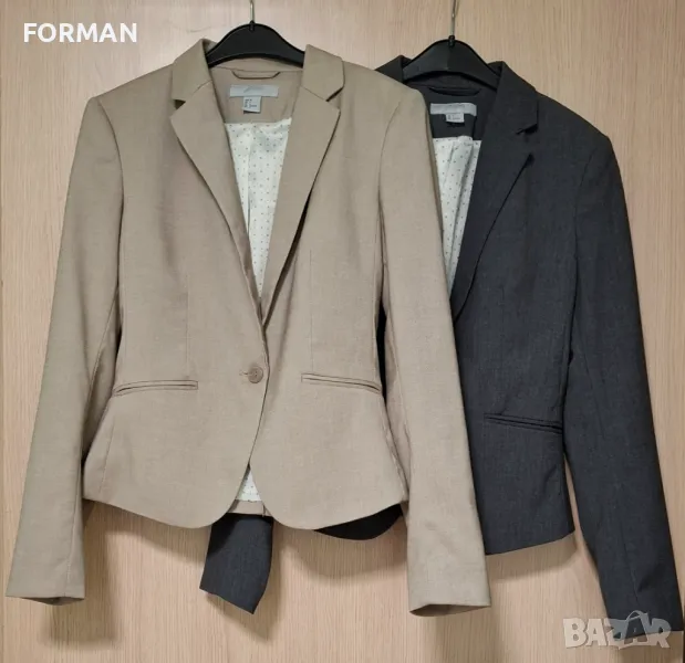 Вталени ЕЛЕГАНТНИ сака в два цвята, снимка 1