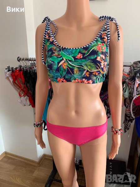 Нов бански с етикет в размер S, снимка 1