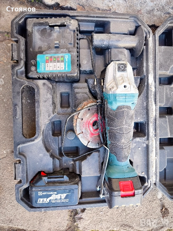 Акумулаторен ъглошлайф , снимка 1