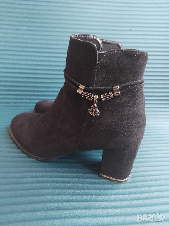 Дамски черни боти, снимка 1