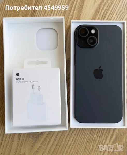 iPhone 15/ Battery 96%/ Гаранция до 2027, снимка 1