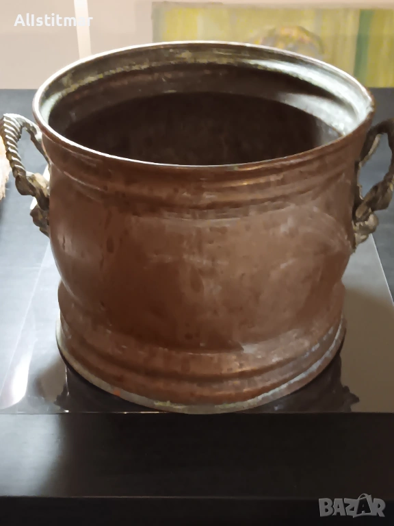 Съд кашпа в кръгла форма, снимка 1