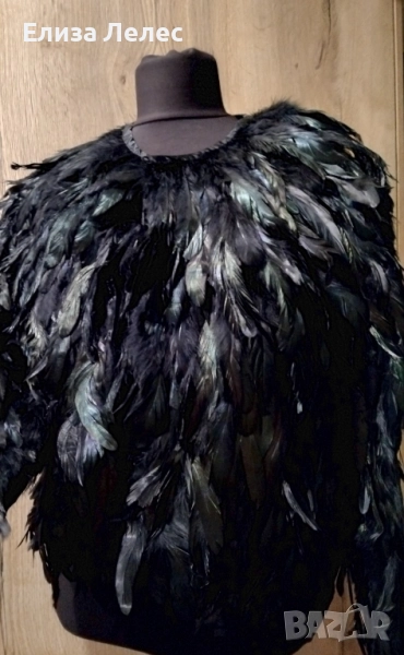 Палтенце с пера размер M-L, снимка 1