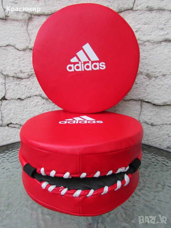 Двулицеви лапи за бокс Adidas, снимка 1