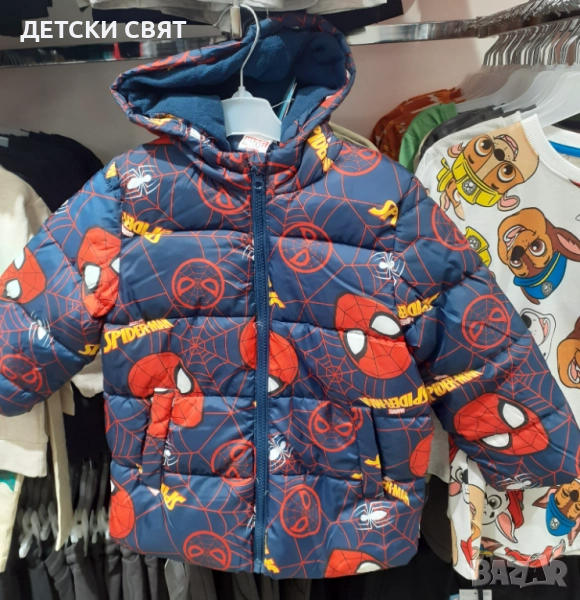 Нови детски якета със Спайдърмен , снимка 1