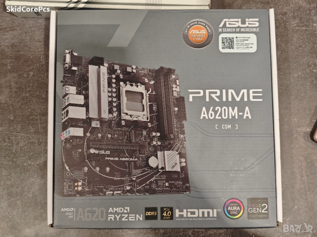 Asus PRIME A620M-A-CSM с проблем! ( Погледнт описанието], снимка 1
