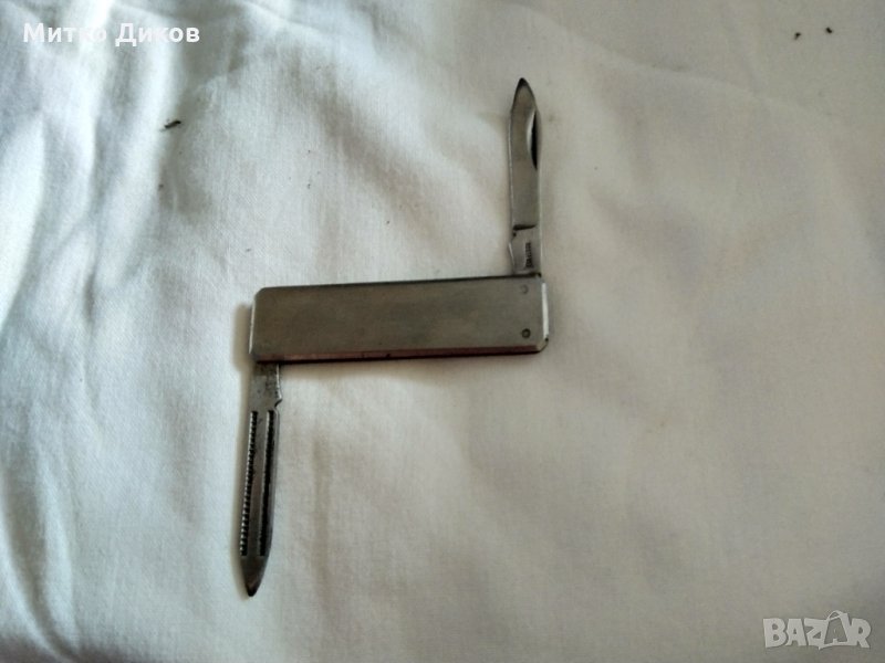 Малко ножче Ростфрай Немско винтидж две части 60х45мм без луфт, снимка 1