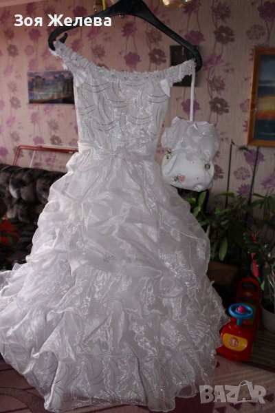 Детска шаферска рокля, снимка 1