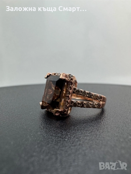 Дизайнерски златен пръстен с диаманти - Le Vian, снимка 1