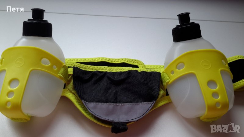 Колан за бягане Crivit / Спортен колан с 2 бутилки Crivit / Хидратиращ колан Crivit / бягаща чанта, снимка 1