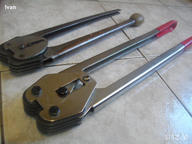 Нови Немски Чембер Клещи За Метални Ленти/Ползвани Български Соц Чембер Клещи За Метални Ленти, снимка 1