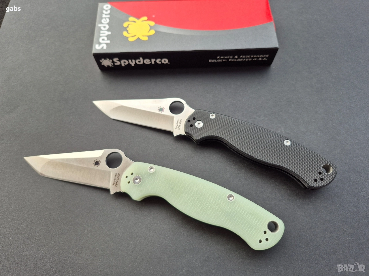 Сгъваем нож Spyderco Paramilitary 2 Exclusive Tanto,C81EX,два цвята, снимка 1