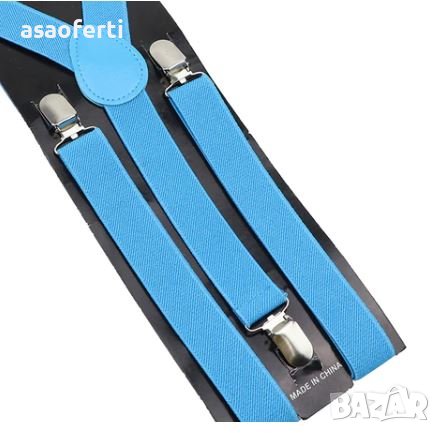 Тиранти в светло син цвят, снимка 1