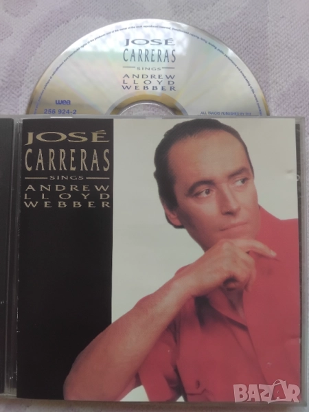 Jose Carreras – José Carreras Sings Andrew Lloyd Webber - матричен диск музика, снимка 1