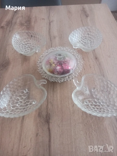 Плата за  ядки 4 броя плюс бонбониера , снимка 1