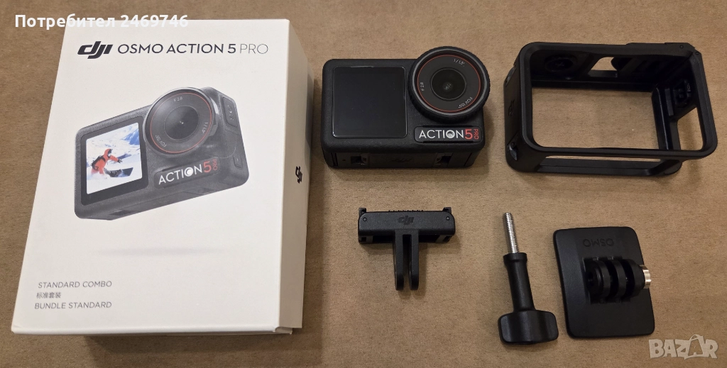 Продавам екшън камера DJI Osmo Action 5 pro в отлично състояние, снимка 1