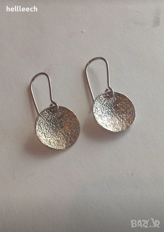 Сребърни обеци, снимка 1