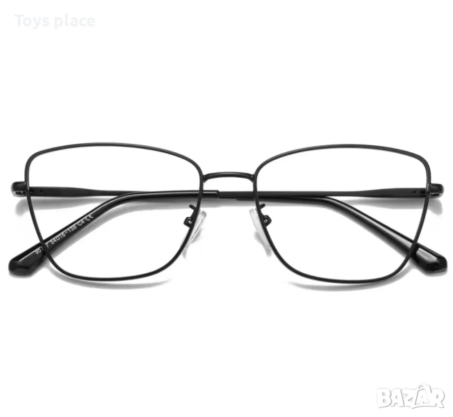 Нова олекотена метална рамка за диоптрични очила Черна, снимка 1