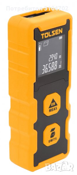 Лазерна ролетка Tolsen GriPro series , обхват:20m, снимка 1