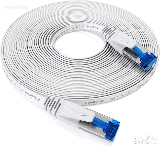 Плосък Ethernet кабел KabelDirekt, снимка 1