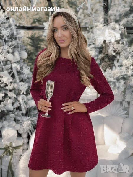 Дамска рокля с камъчета , снимка 1