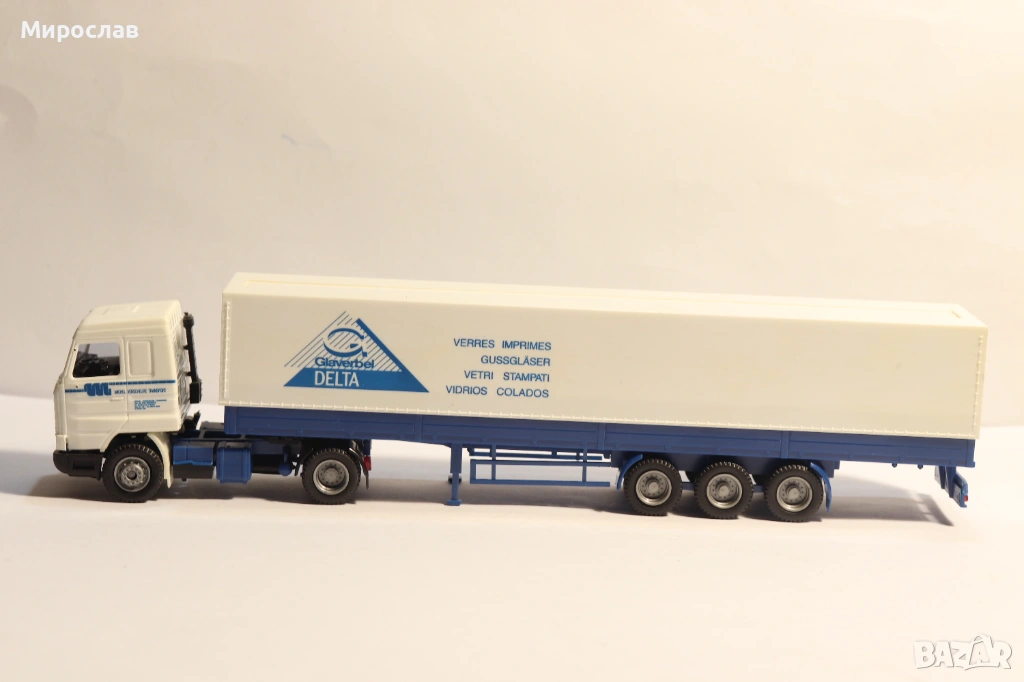 AWM H0 1/87 SCANIA TIR КАМИОН МОДЕЛ, снимка 1