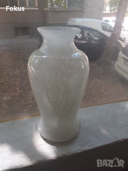 Страхотна голяма стъклена ваза, снимка 1