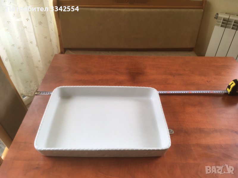 ПОРЦЕЛАН ТАВА ГОЛЯМА НАЗЪБЕНА ЗА ФУРНА-ROYALE ИТАЛИЯ, снимка 1