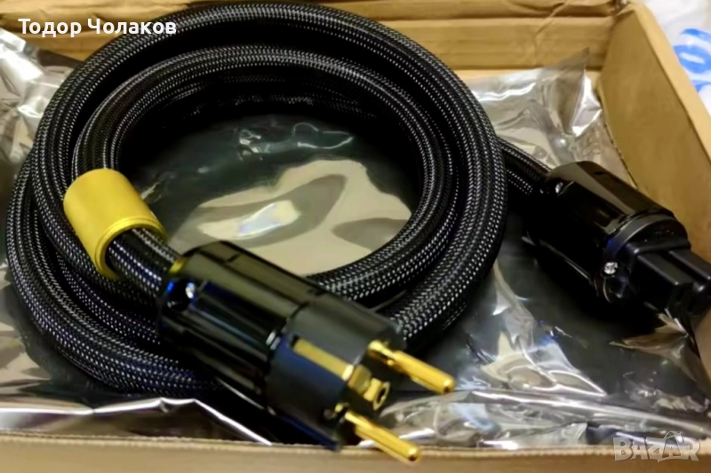 Промо/Захранващ кабел OFC/чиста мед/нов/1.5 метра, снимка 1