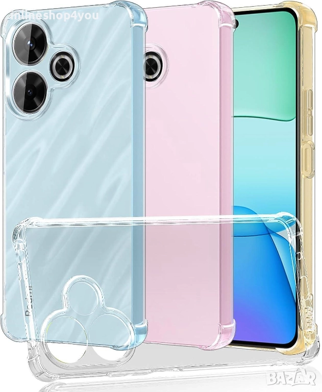 Прозрачен 360° Градуса Кейс за Xiaomi Redmi 13, снимка 1