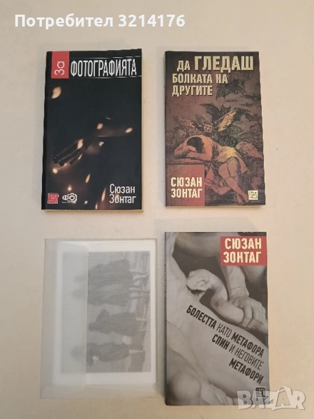За фотографията - Сюзан Зонтаг (Нечетена), снимка 1