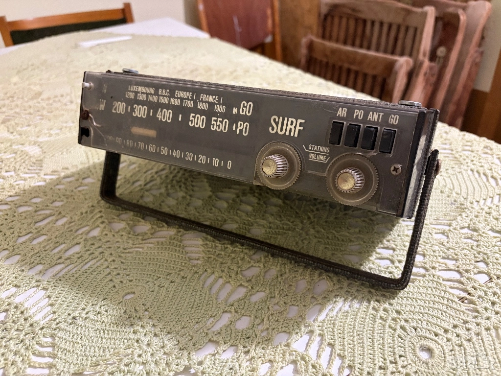 Портативно винтидж радио Schneider surf, снимка 1