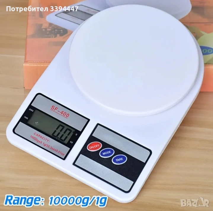 Електронна везна до 10 кг вид кантар с дигитален екран , снимка 1