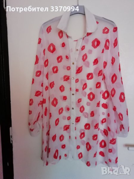 Нежна риза туника на марката Vince Otto , снимка 1