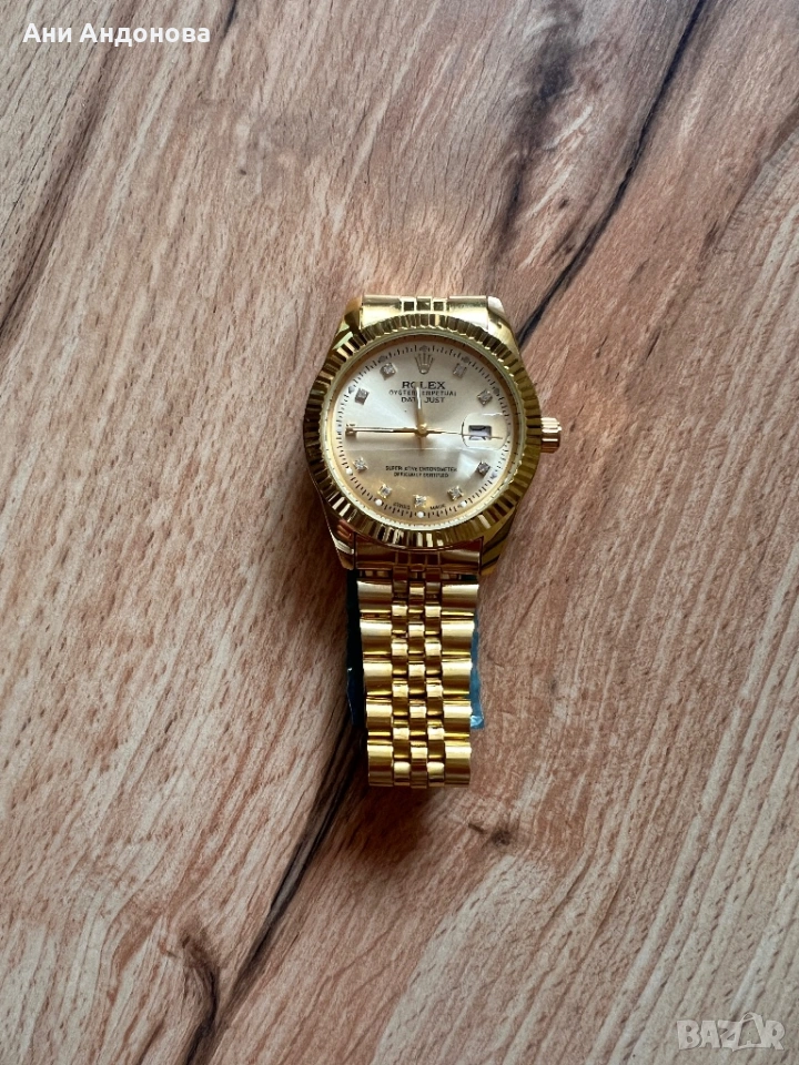 Дамски часовник жълто злато, снимка 1