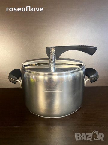 LAGOSTINA ITALY / Италия качествена тенджера под налягане 6 литра, снимка 3 - Съдове за готвене - 31451694