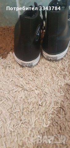 Кожени кецове Converse, снимка 4 - Детски маратонки - 38657265