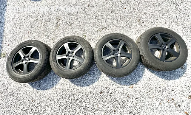 Джанти 17ки Autec от Санта Фе, 5х114.3, Зимни гуми Semperit 235/65, снимка 2 - Гуми и джанти - 55957656